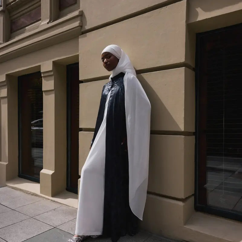 Folyo Abaya 2 parça takım