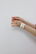 Lycra Elbow to Mid-Hand Gloves Box - Image 3