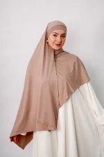 Plain Lycra 3-Piece Set Scarf - Image 4