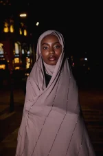 Lycra Rhinestone 3-Piece Set Scarf