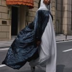 Foil Abaya 2-Piece Set