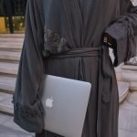 Linen & Viscose 3-Piece Abaya Set