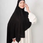 Plain Lycra 3-Piece Set Scarf