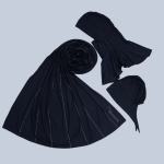 Lycra Rhinestone 3-Piece Set Scarf - Image 7