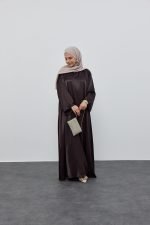 Satin Cotton Abaya - Image 4