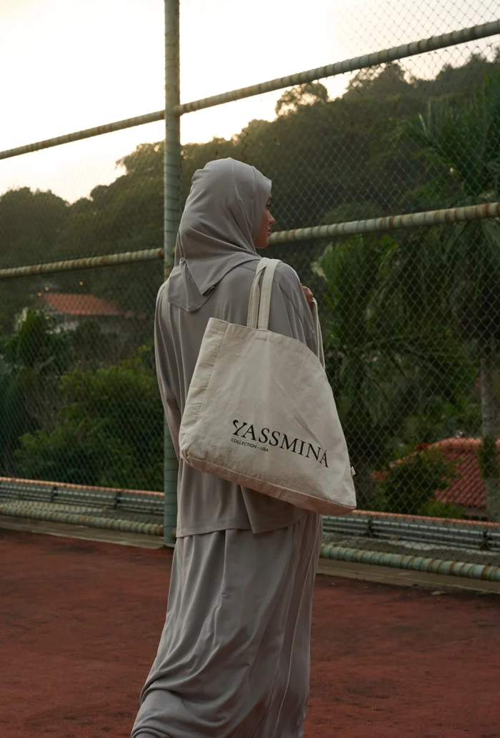 Yassmina Keten Tote Çanta - Görsel 1