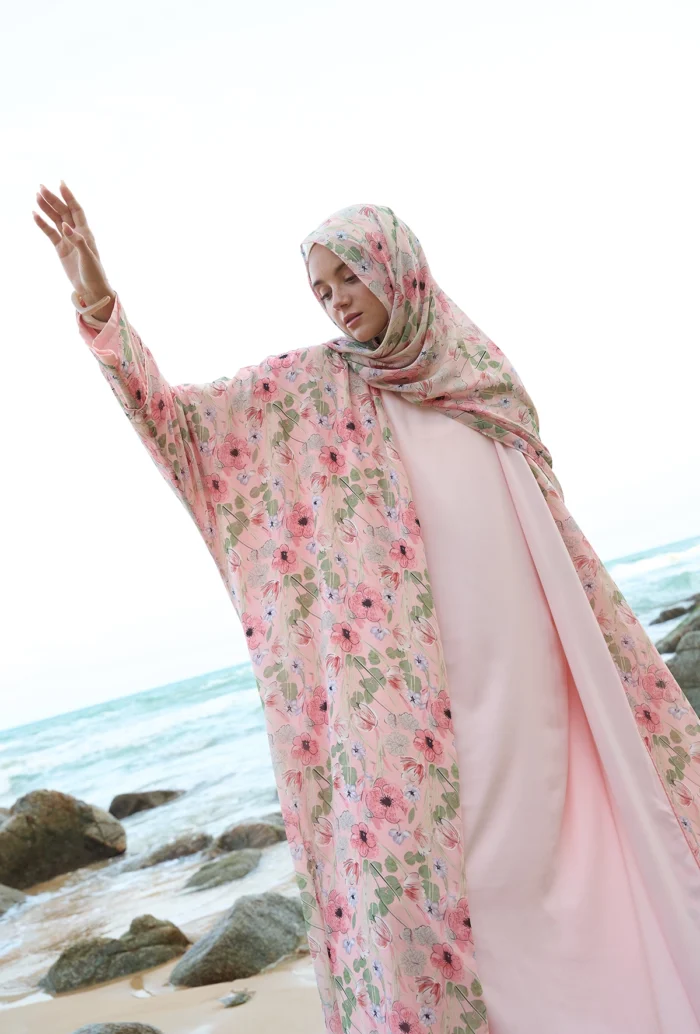 Çift Taraflı Medine Abaya - Görsel 8