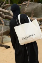 Yassmina Linen Tote Bag - Image 6